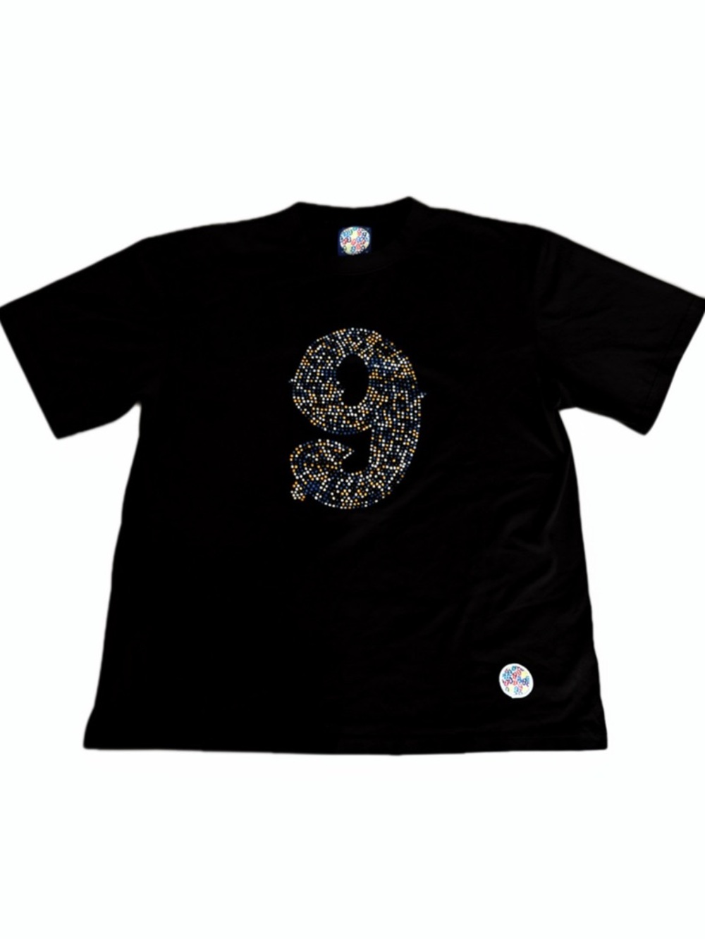 Gino Green Global Rhinestone Black Tee 2XL Y2K NYC Hiphop Streetwear